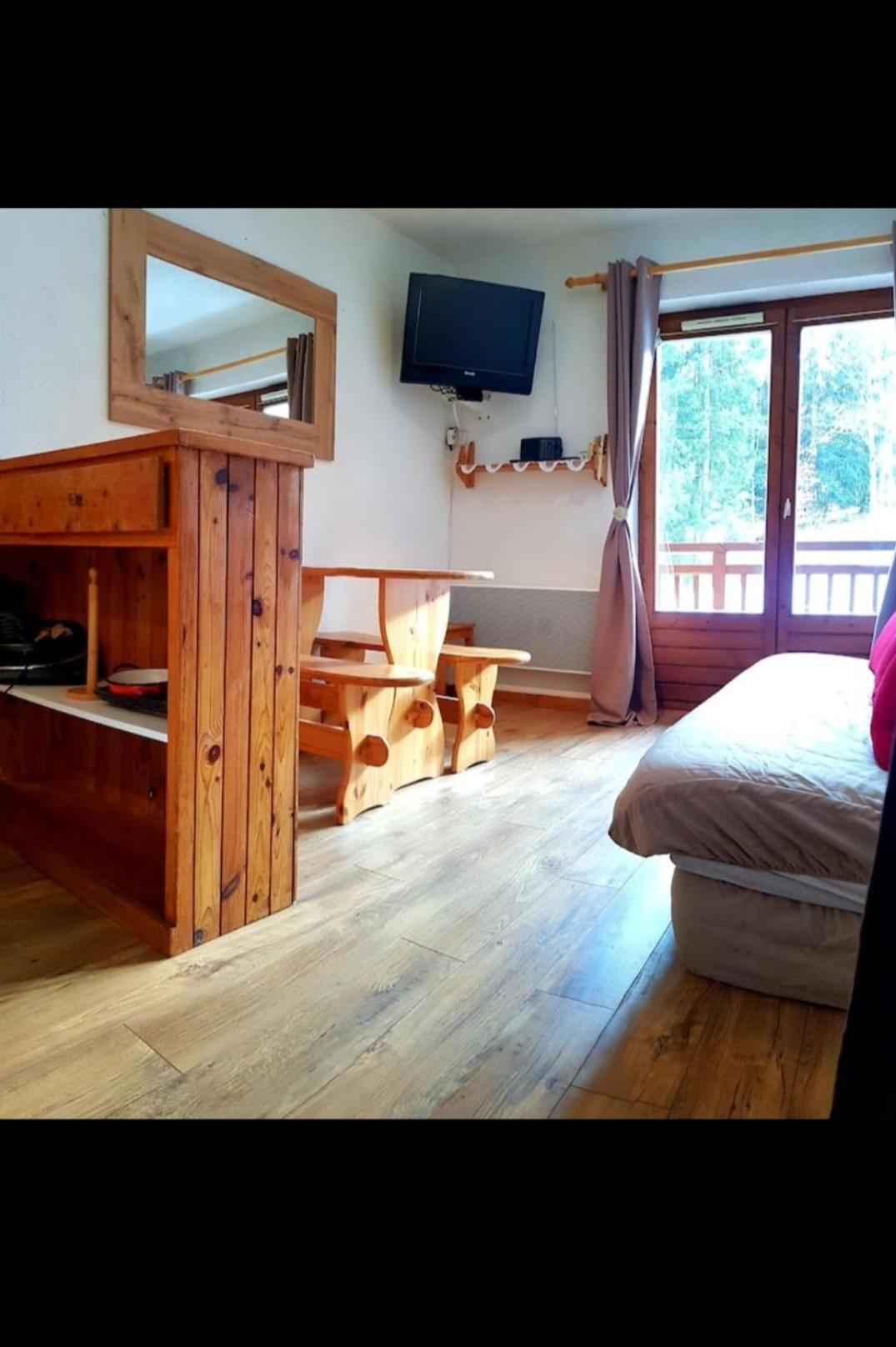 Studio Porte Du Mont Blanc Combloux Aux Pieds Des Pistes Exterior foto
